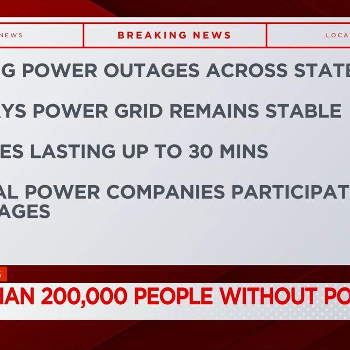 Rolling power outages across the TN Valley